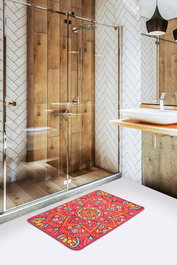 Mijölnir Alfombrilla de baño Mandal Multicolor 40 x 60 cm